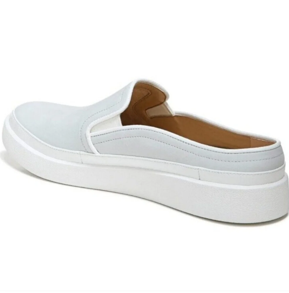 Vionic Effortless Casual Supportive Slip-on Shoes in White Nubuck - Picture 6 of 16